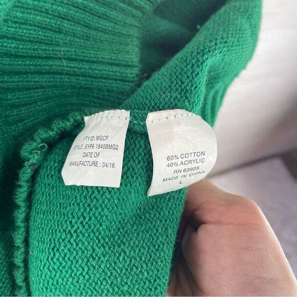 Ugly Christmas Sweater Santa Pug Striped Christmas Sweater - Picture 7 of 8